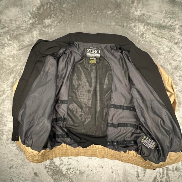 Zero Restriction TL2 Contender Gore-Tex Golf Beige Mesh Lined Windbreaker L - Picture 3 of 8